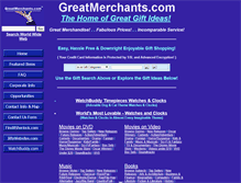 Tablet Screenshot of greatmerchants.com